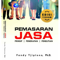 Pemasaran jasa: Prinsip, penerapan, penelitian