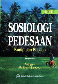 Sosiologi pedesaan : kumpulan bacaan