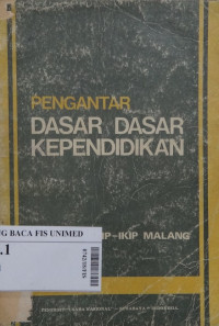 Image of Pengantar dasar-dasar kependidikan