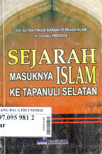 Sejarah masuknya islam ke Tapanuli Selatan