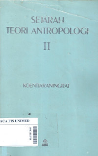 Sejarah teori antropologi II