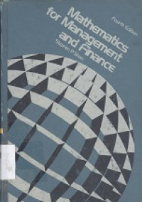 Image of Mathematics for management and finance