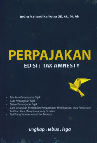 Perpajakan = Edisi : Tax Amnesty