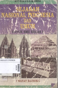 Sejarah nasional Indonesia dan umum jil. 1 untuk SMU