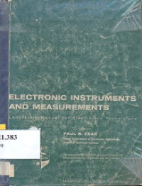 Electronic instrumentals and measurements laboratory manual for electronics technicians