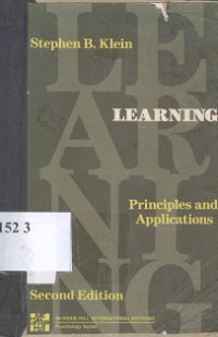 Learning : Principles and applications