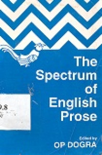 Image of The spectrum of english prose