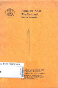 Pakaian adat tradisional daerah bengkulu