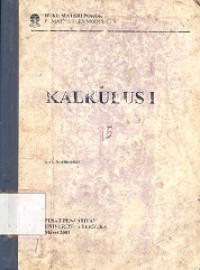 Buku materi pokok kalkulus I PAMA 3215/3 SKS/modul 1-9