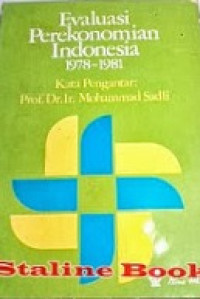 Evaluasi perekonomian Indonesia 1978 - 1981