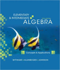 Elementary and intermediate algebra : a unified approach + CD