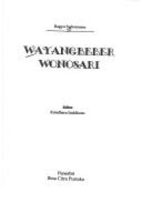 Wayangbeber wonosari