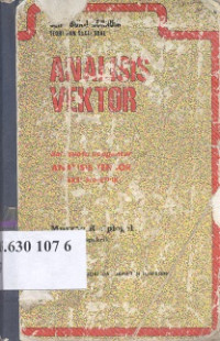 Analisis vektor dan suatu pengantar analisis tensor (versi S1/metrik) : teori dan soal-soal