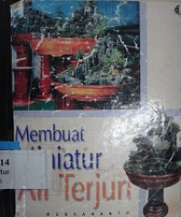 Membuat miniatur air terjun