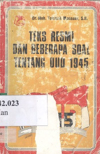 Teks resmi dan beberapa soal tentang U.U.D 1945