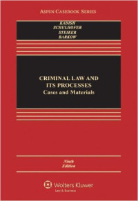 Cases and material on criminal law