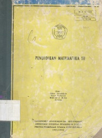 Pendidikan matematika III