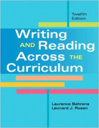 Writing and reading across the curriculum