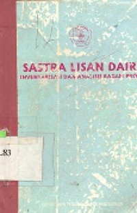 Sastra lisan Dairi, inventarisasi dan analisis struktur prosa