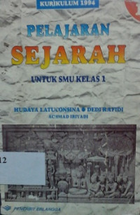 Pelajaran sejarah jiliid 1 untuk SMU kelas 1