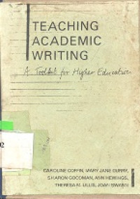 Image of Teaching Academic Writing : a toolkit for higher education