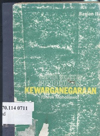 Kapita selekta pendidikan kewarganegaraan (untuk mahasiswa) bagian 2