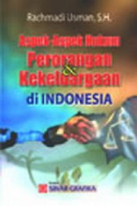 Aspek-aspek hukum perorangan  kekeluargaan di Indonesia