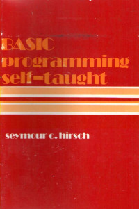 Basic programming : self-taught