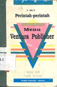 Perintah-perintah menu Ventura Publisher versi 3.0