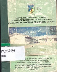 Dampak perkembangan pendidikan terhadap kehidupan sosial budaya masyarakat pedesaan di Sulawesi Tengah