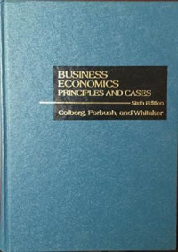 Business economics : principles and cases