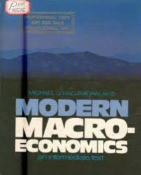 Modern macroeconomics : an intermediate text