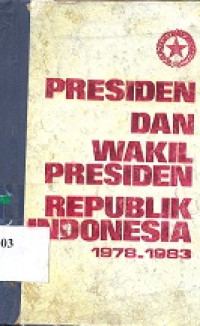 Presiden dan Wakil Presiden RI 1978-1983