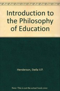 Introduction to philosophy of education