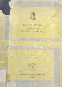 Image of Buku materi pokok speaking II PPNG 4437/2 SKS/modul 1-3