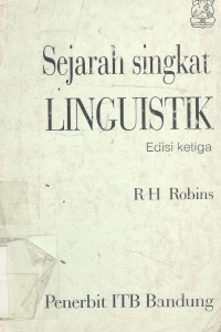 Sejarah singkat linguistik