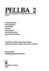 Pellba 3 : pertemuan linguistik lembaga bahasa Atma Jaya ketiga bahasa anak, teori halliday, teori chomsky
