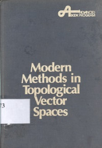 Modern method in topological vector spaces