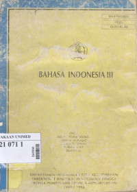 Bahasa Indonesia III