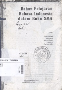 Bahan pelajaran bahasa Indonesia dalam buku SMA