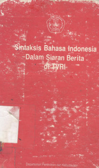 Sintaksis bahasa Indonesia dalam siaran berita di TVRI