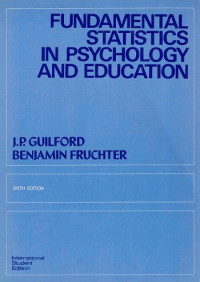 Fundamental statistics in psychology and education