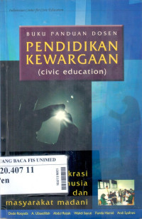 Buku panduan dosen : pendidikan kewarganegaraan (civic education)