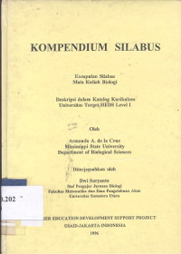 Kompendium silabus : kumpulan silabus mata kuliah biologi