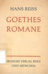 Goethes romane