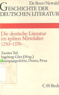 Geschichte der deutschen literatur