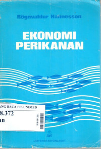 Ekonomi perikanan : suatu pengantar