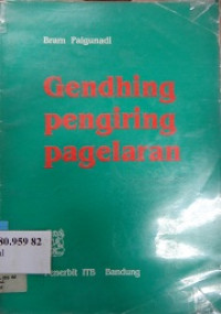 Gendhing pengiring pagelaran