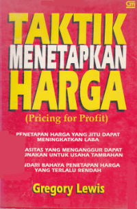 Taktik menetapkan harga (pricing for profit)