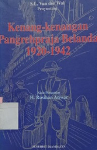 Kenang-kenangan Pangrehpraja Belanda 1920-1942